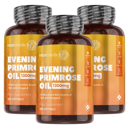 Evening Primrose Oil Softgels - Essential Fatty Acid Softgels For Menopausal Support - 540 Softgels - 3 Pack
Evening Primrose Oil Softgels - Essential Fatty Acid Softgels For Menopausal Support - 540 Softgels - 3 Pack