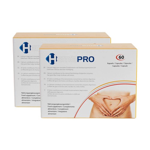 HemaPro Pills - Natural Dietary Supplement - Fibre - Calcium - 120 Capsules - ShytoBuy - 2 Pack
HemaPro Pills - Natural Dietary Supplement - Fibre - Calcium - 120 Capsules - ShytoBuy - 2 Pack
