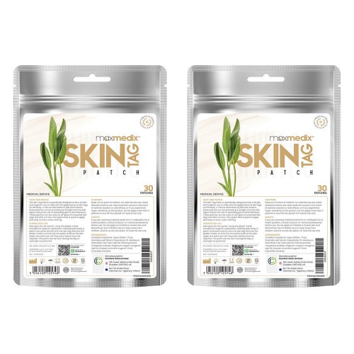 Skin Tag Patch - Hygienic & Mess Free Natural Skin Tag Aid - 28 Circular Patches - 2 Packs
Skin Tag Patch - Hygienic & Mess Free Natural Skin Tag Aid - 28 Circular Patches - 2 Packs