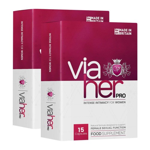 ViaHer Pro - Supplement for Intense Intimacy for Women - Female Libido Pills - Enhancer for Female Drive - Natural Energy Boost - 2 Pack
ViaHer Pro - Supplement for Intense Intimacy for Women - Female Libido Pills - Enhancer for Female Drive - Natural Energy Boost - 2 Pack