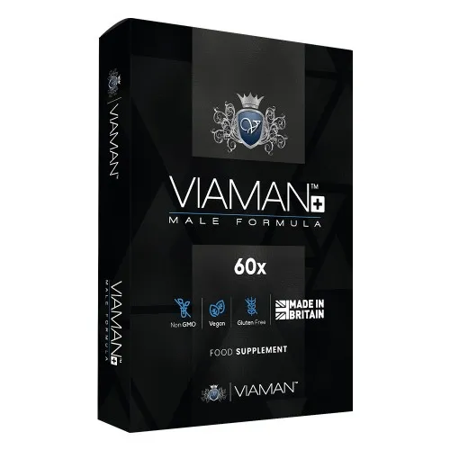 Viaman Plus - 800mg 60 Capsules - High Strength Supplement for Men of All Ages - With Maca Root & Korean Ginseng