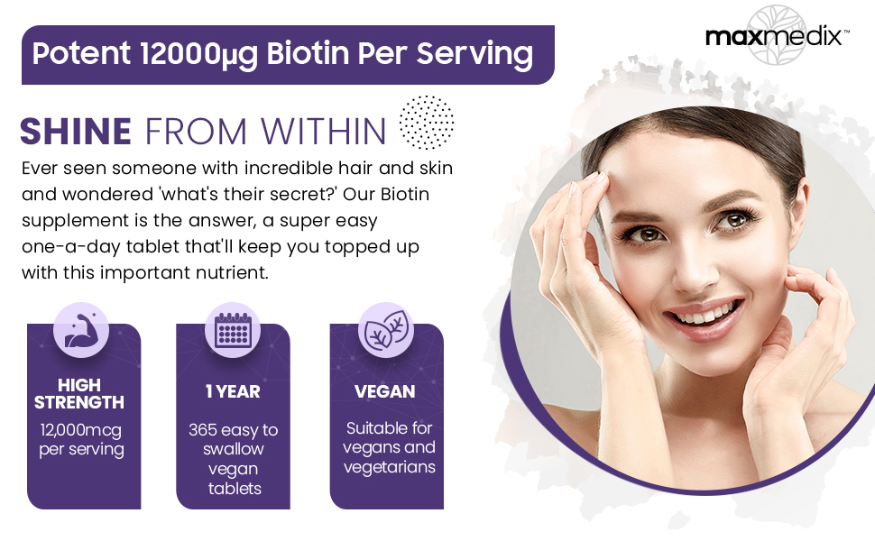 12000 mcg biotin vitamin per serving