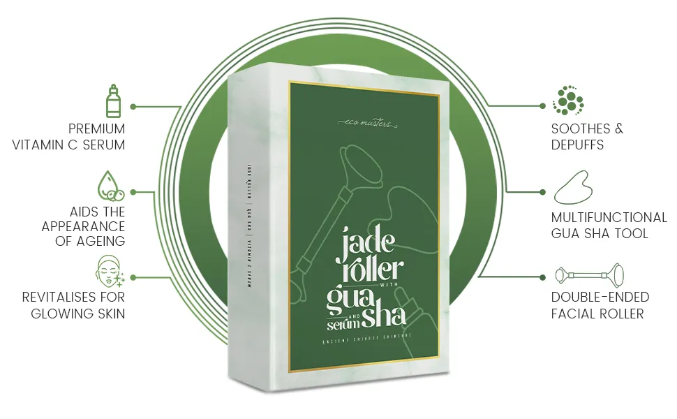 How Jade Facial Roller & Gua Sha kit benefit your skin