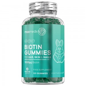 Biotin Gummies for Hair, Skin and Nails