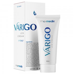 Varigo Cream for leg veins packaging and tube