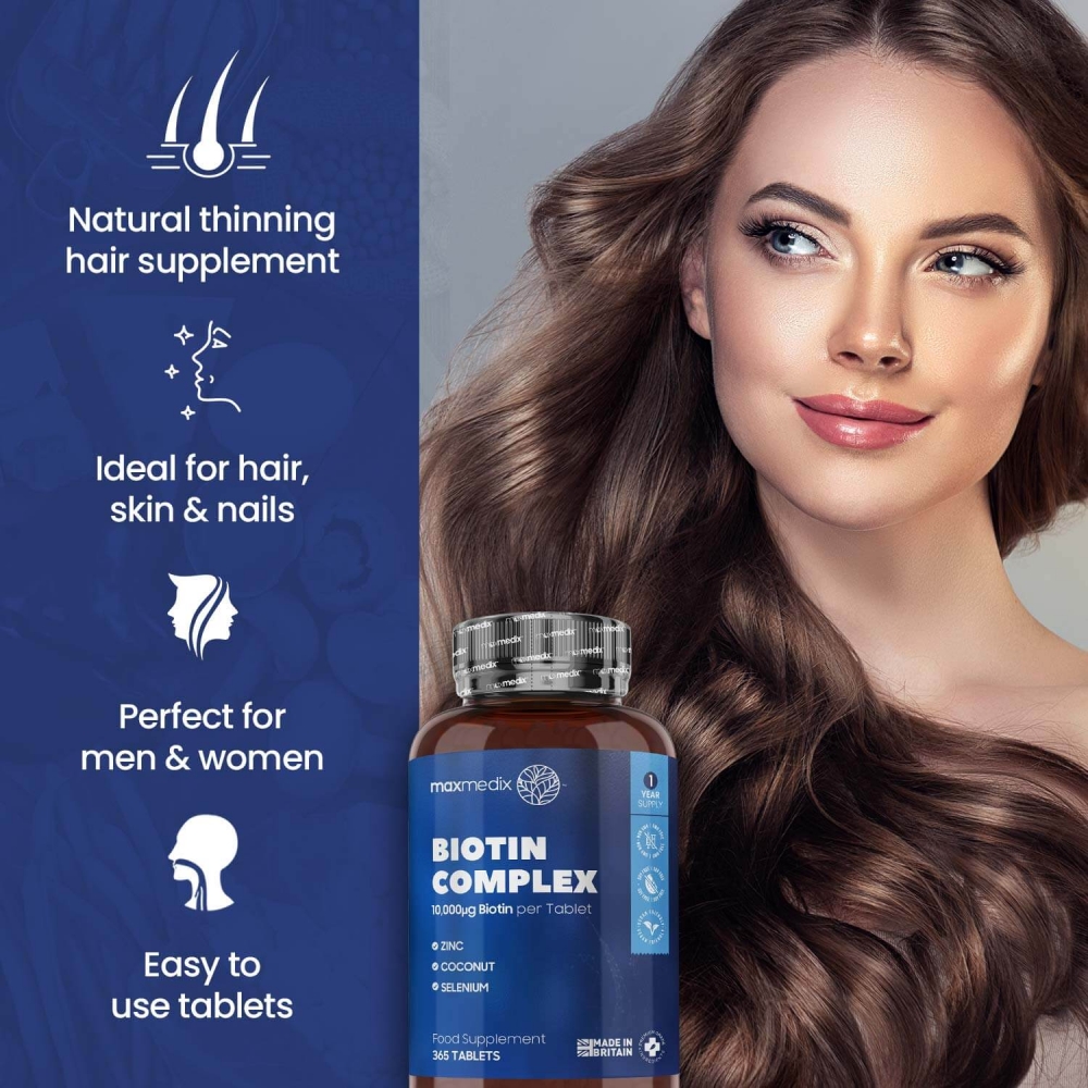 Buy Biotin Complex For Hair, Skin & Nails | Natural Biotin Supplement |  ShytoBuy UK