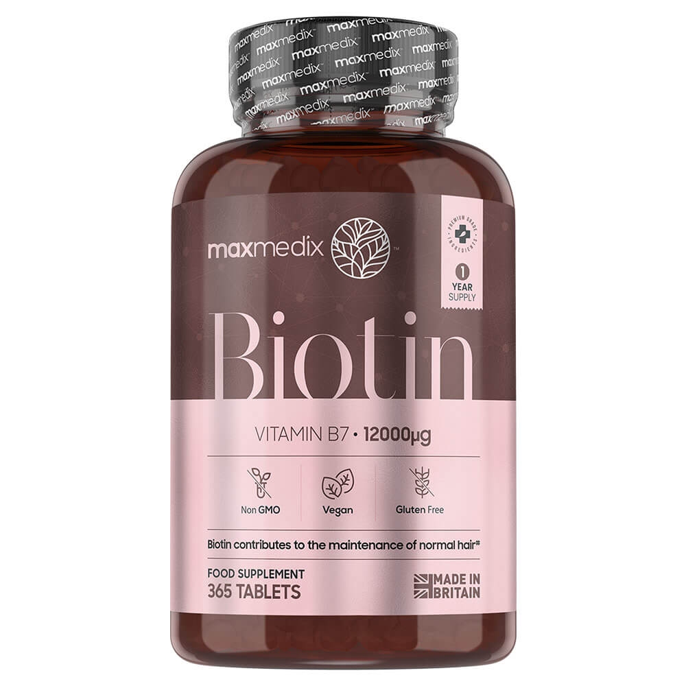 Maxmedix Biotin Tablets Vitamin B7 For Thinning Hair | ShytoBuy UK