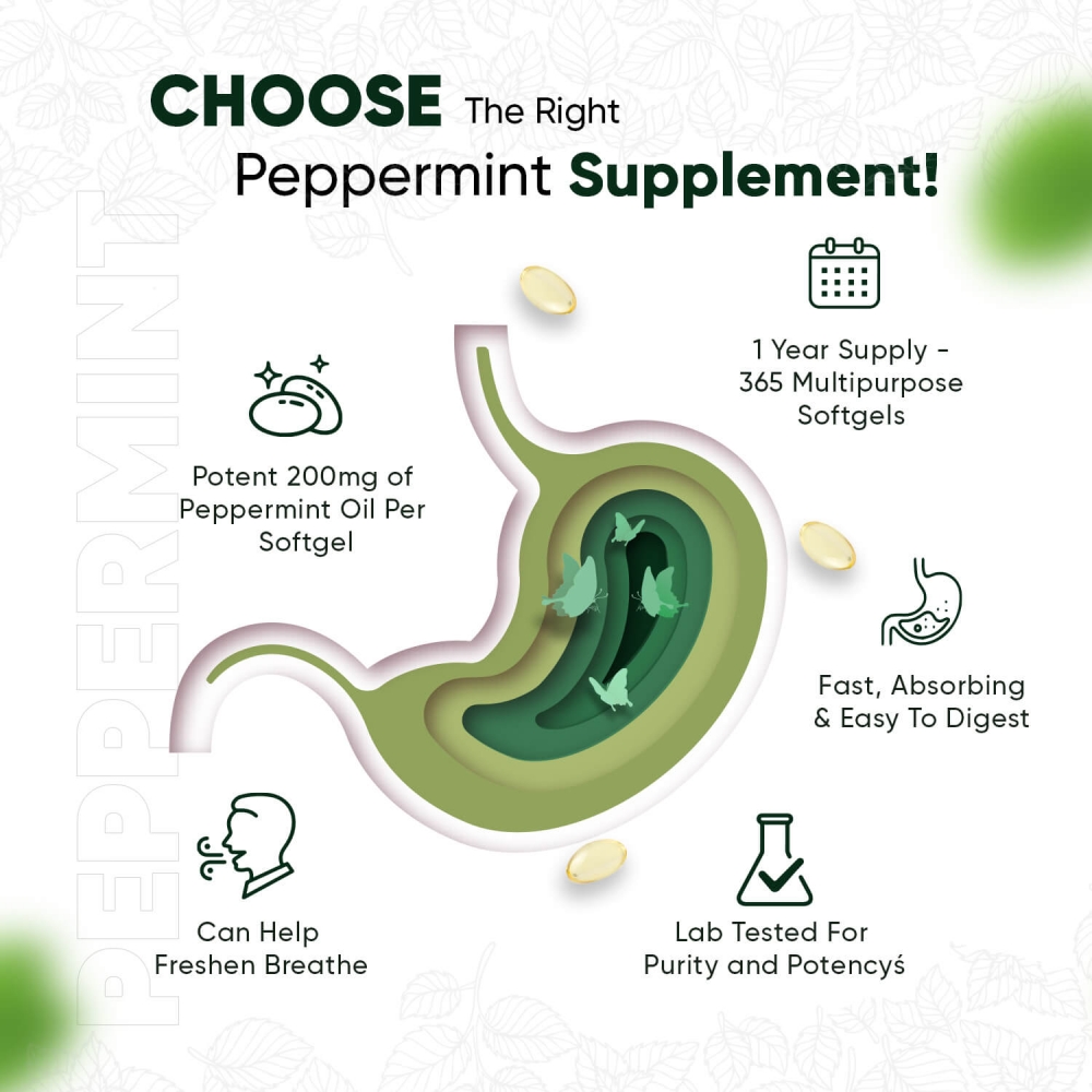 Peppermint Oil Capsules benefits and features