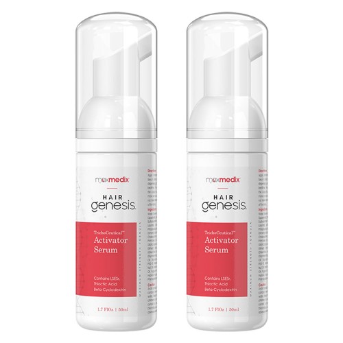 

maxmedix HairGenesis TrichoCeutical Serum - Botanical Extracts - Hair Thinning Serum - Promotes Hair Growth - 50ml Serum - ShytoBuy - 2 Pack