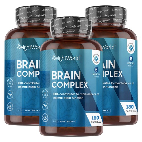 

Brain Complex - Natural Food Supplement including Vitamins - 3 Packs