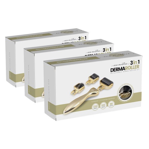 

Eco Masters Dermaroller - 3 Rollers