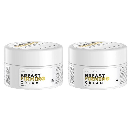 

Eco Masters Breast Firming Cream - Plump, Lift & Hydrate - Natural Herbal Formula - With Rose Water - Massage Daily To Support Tightening - 2 Pack