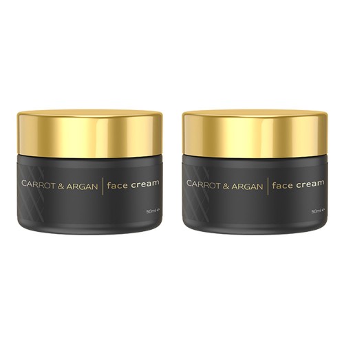 

Eco Masters Carrot & Argan Face Cream - For Luminous Skin - 50ml Topical Application - 2 Pack