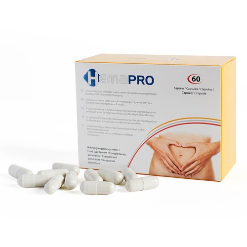 HemaPro 60 Capsules - Supplement for Haemorrhoids Prevention & Relief