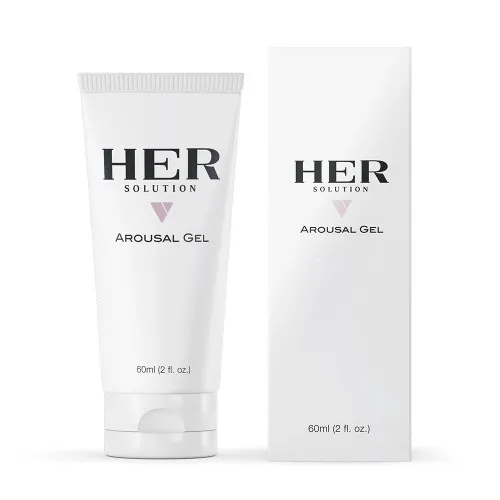 HerSolution Gel - Female Enhancement Lube for Excitement & Stimulation - Stimulating Cream with Cocoa Butter & Aloe Vera - 60ml