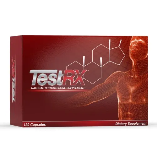 TestRX - Natural Testo Supplement For Men 120 Capsules