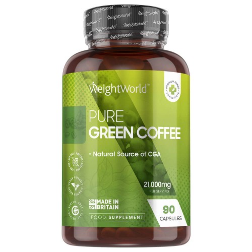 

Green Coffee Pure - 7000 mg - 90 Capsules - Superfood Supplement