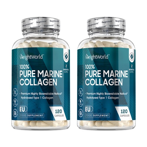 

Pure Marine Collagen - High Potency Supplement - 1755mg - 2 Packs