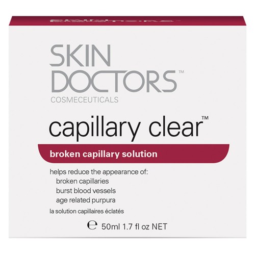 Skin Doctors Capillary Clear packaging 	