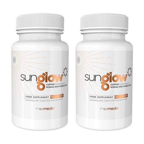

Sunglow - Natural Tanning Supplement With Lutein, Copper and Grape Seed Extract - 60 Tablets - 2