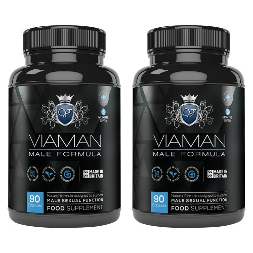 

Viaman Capsules - Male Enhancement Supplement - Natural Ingredients With Zinc & Maca Root - Award Winning Brand - 30 Capsules - 2 Pack - 10% Discount