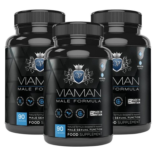 

Viaman Capsules - Male Enhancement Supplement - Natural Ingredients With Zinc & Maca Root - Award Winning Brand - 30 Capsules - 3 Pack - 15% Discount