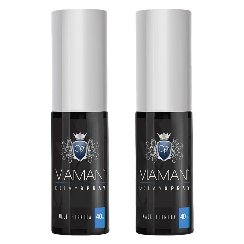 

Viaman Ejaculation Control Delay Spray - 40ml - Male Enhancement Formula - Discreet Delay Spray for Men - Quick Absorption - No Irritation - 2 Pack