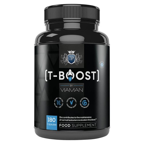 

Viaman T Boost - Natural Test Supplement - 180 capsules - Improve Male Performance