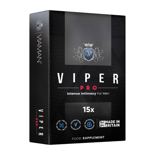 

Viaman Viper Pro - Advanced Male Performance Supplement - 10 Capsules