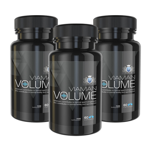 

Viaman Volume - 180 Capsules - Sperm Volume Male Enhancement - Safe & Natural - Award Winning Brand - With Selenium & Maca - Discreet - 3 Pack