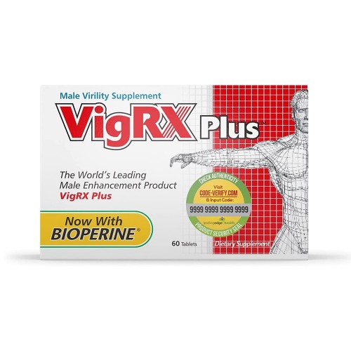 VigRX Plus - 60 Tablets - Supplement for Men - For Strength, Stamina & Power - with Bioperine - Natural Supplement