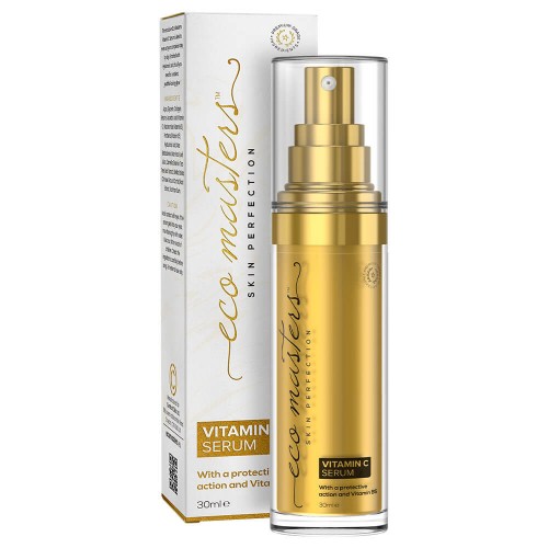 

Vitamin C Serum - Anti-Ageing Skincare - Youthful Skin For All Skin Types - With Hyaluronic Acid & Aloe Vera - Protective SPF 20 - Natural Formula