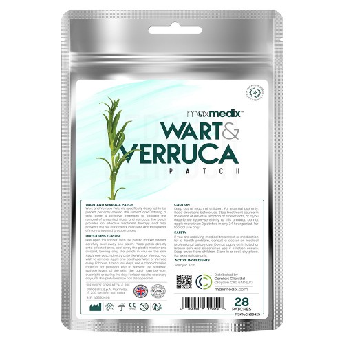 

Wart & Verruca Patch - 28 Patches - Natural Pain Free Removal