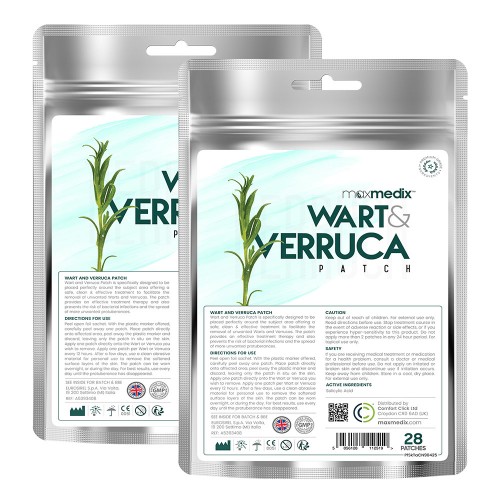 

Wart and Verruca Patch - 2 Packs - Hygienic, Mess Free Wart and Verruca Aid - Natural Pain Free Removal - Easy to Apply - Home Remedy - 10% Discount