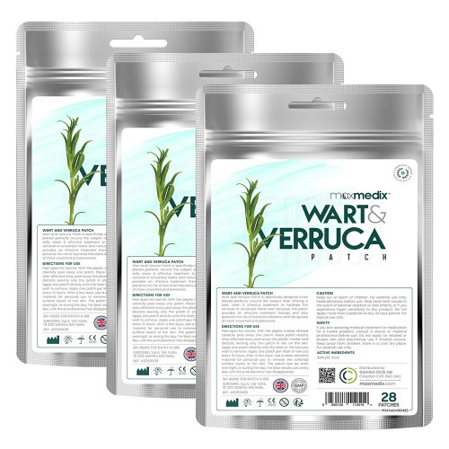 

Wart and Verruca Patch - 3 Packs - Hygienic, Mess Free Wart and Verruca Aid - Natural Pain Free Removal - Easy to Apply - Home Remedy - 15% Discount