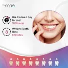 Effects of using mysmile teeth whitening syringes